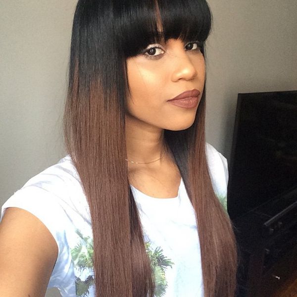 natural straight human hair long full lace wigs brazilian peruvian indian hair black ombre brown lace front wigs with bangs wholesale, Black;brown
natural straight human hair long full lace wigs brazilian peruvian indian hair black ombre brown lace front wigs with bangs wholesale, Black;brown