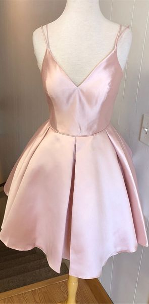 selling zipper satin back to school spaghetti straps pink short homecoming dresses simple dresses under 100, Red
selling zipper satin back to school spaghetti straps pink short homecoming dresses simple dresses under 100, Red