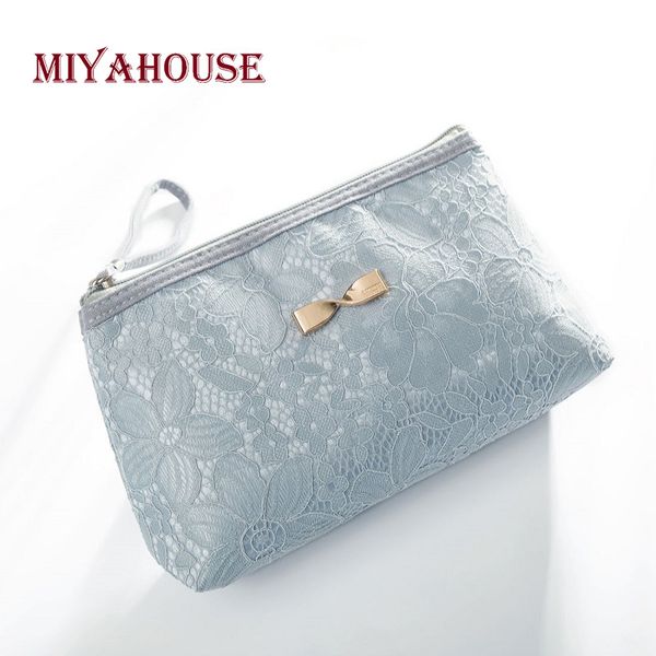 miyahouse fashion floral lace makeup bags female zipper design cosmetic bags women bow-knot portable toiletry bag lady
miyahouse fashion floral lace makeup bags female zipper design cosmetic bags women bow-knot portable toiletry bag lady