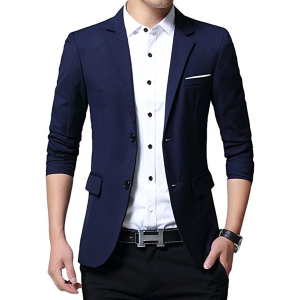 mens slim fit formal casual jacket two button notch lapel groomsman evening prom blazer mens business daliy suit coat navy, White;black
mens slim fit formal casual jacket two button notch lapel groomsman evening prom blazer mens business daliy suit coat navy, White;black