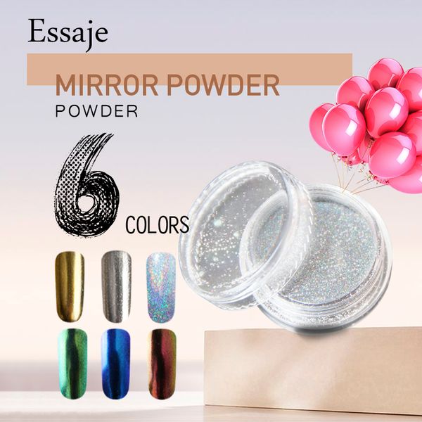 eassaje 1g nail glitter mirror powder 6 colors soak off uv led gel long lasting nail glitter powder chrome sequins gel polish, Silver;gold
eassaje 1g nail glitter mirror powder 6 colors soak off uv led gel long lasting nail glitter powder chrome sequins gel polish, Silver;gold