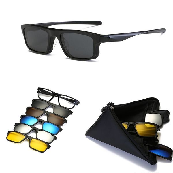 kjdchd(5 lens) clip on sunglasses men women magnetic polarized+ mirrored sun glasses for myopia day night driving tr90 frame, White;black
kjdchd(5 lens) clip on sunglasses men women magnetic polarized+ mirrored sun glasses for myopia day night driving tr90 frame, White;black