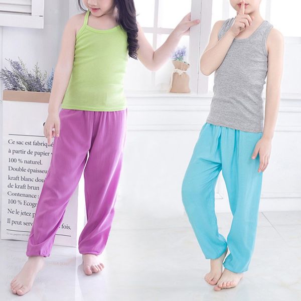 new summer kids pants children boys and girls thin elastic waist cotton casual full length pants, Blue
new summer kids pants children boys and girls thin elastic waist cotton casual full length pants, Blue