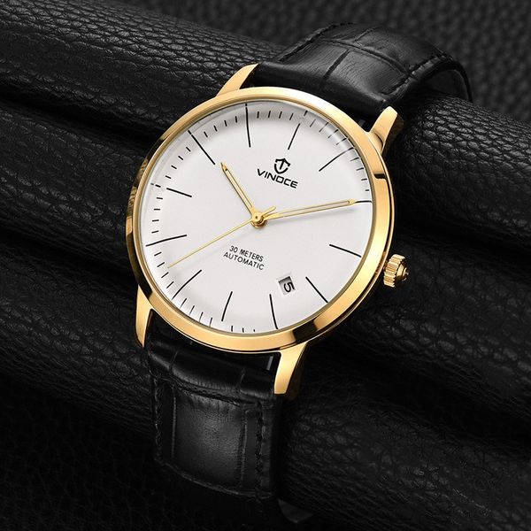 2017 vinoce gold mechanical watch army wrist watches for men leather calendar skeleton reloj hombre, Slivery;brown
2017 vinoce gold mechanical watch army wrist watches for men leather calendar skeleton reloj hombre, Slivery;brown