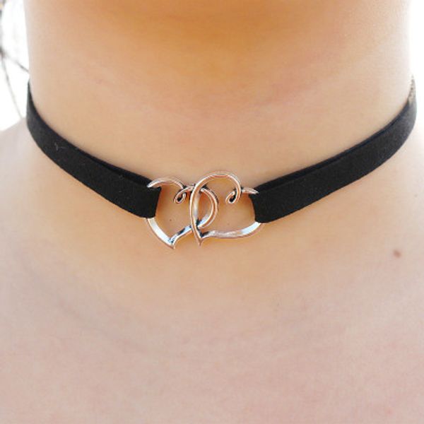 multilayer velvet chokers necklaces for women goth double heart pendant necklace collares fashion jewelry bijoux colar, Golden;silver
multilayer velvet chokers necklaces for women goth double heart pendant necklace collares fashion jewelry bijoux colar, Golden;silver