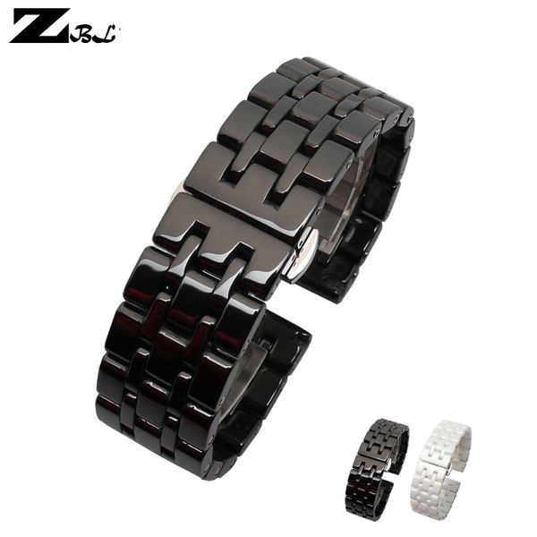 pure ceramic watchband watch band 17mm 20mm white black watch strap butterfly buckle wristband bracelet belt accessories, Black;brown
pure ceramic watchband watch band 17mm 20mm white black watch strap butterfly buckle wristband bracelet belt accessories, Black;brown