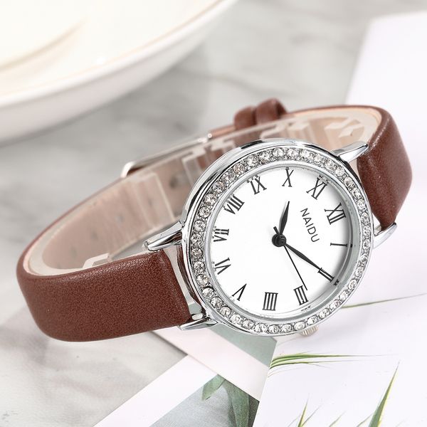 wrist watches for women luxury small strap rhinestone ladies wrist watch minimalist leather bracelet clock reloj para mujeres, Slivery;brown
wrist watches for women luxury small strap rhinestone ladies wrist watch minimalist leather bracelet clock reloj para mujeres, Slivery;brown