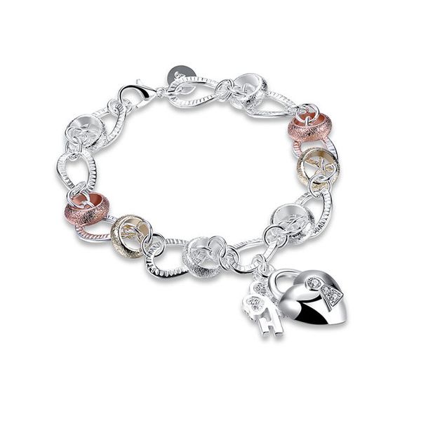color hanging stone core lock, spoon braceletsterling silver plated bracelet spb233; men and women 925 silver bracelet link, chain, Black
color hanging stone core lock, spoon braceletsterling silver plated bracelet spb233; men and women 925 silver bracelet link, chain, Black