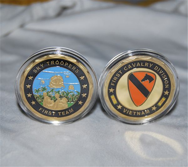 2pcs/lot u.s. army / 1st cavalry - vietnam challenge coin
2pcs/lot u.s. army / 1st cavalry - vietnam challenge coin