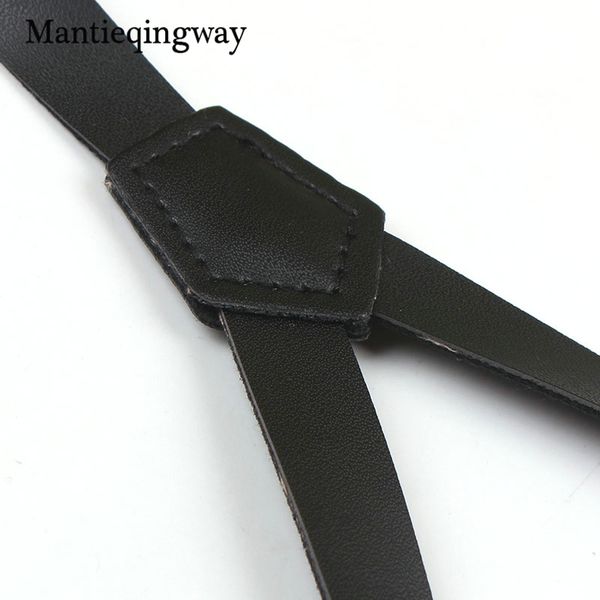 mantieqingway 3 clips suspenders for wome adjustable pu leather black suspenders mens buckle skinny braces belt trousers strap, Black;white
mantieqingway 3 clips suspenders for wome adjustable pu leather black suspenders mens buckle skinny braces belt trousers strap, Black;white