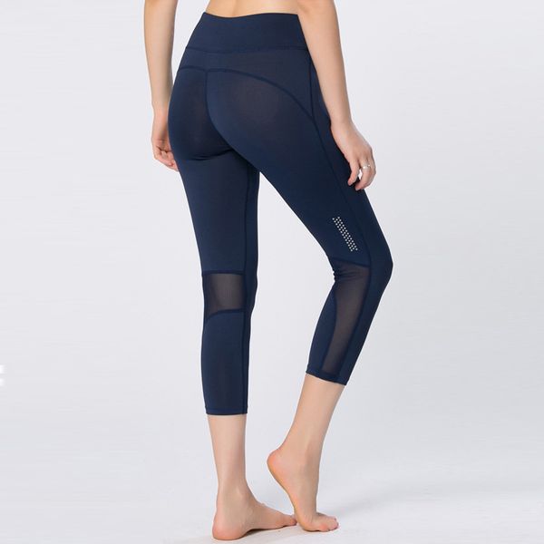 new sporting workout leggings women mesh splicing reflective night runs fitness legging breathable elastic slim capri pants, Black
new sporting workout leggings women mesh splicing reflective night runs fitness legging breathable elastic slim capri pants, Black