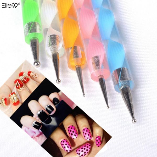 elite99 5pcs 2way nail art dotting painting manicure tools painting pen nail art design marbleizing pen tool, Silver
elite99 5pcs 2way nail art dotting painting manicure tools painting pen nail art design marbleizing pen tool, Silver