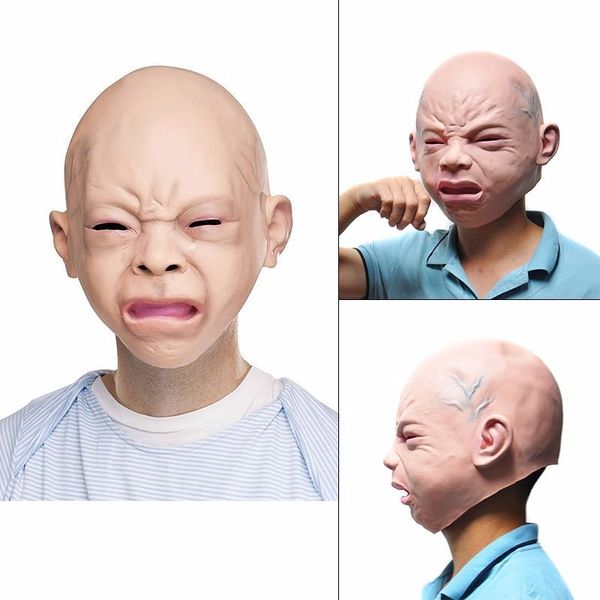 novelty latex rubber creepy cry baby face head mask halloween party costume decorations festive funny party supplies
novelty latex rubber creepy cry baby face head mask halloween party costume decorations festive funny party supplies