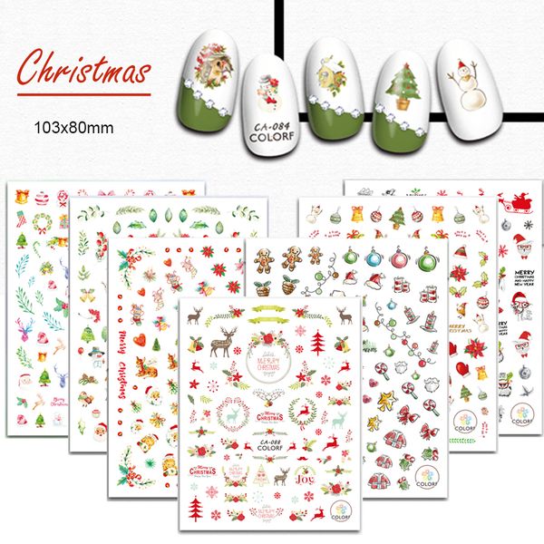 1pcs nail xmas design christmas lovely animal garland colorful sticker 3d nail art charm children diy manicure decal ca082-090, Black
1pcs nail xmas design christmas lovely animal garland colorful sticker 3d nail art charm children diy manicure decal ca082-090, Black