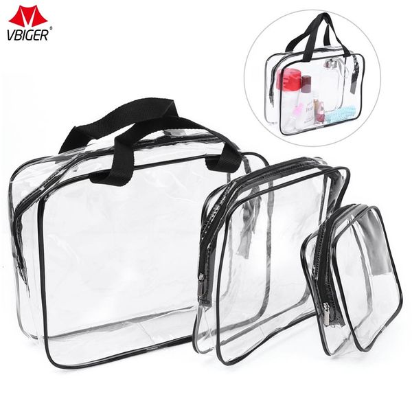 vbiger 3 in 1 clear pvc cosmetic bag waterproof makeup bags clear toiletry cases with zipper closure and handle straps, set of 3
vbiger 3 in 1 clear pvc cosmetic bag waterproof makeup bags clear toiletry cases with zipper closure and handle straps, set of 3