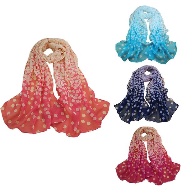 women dots print chiffon long scarf wrap lady large shawl silk scarves stole four seasons all suitable accessories
women dots print chiffon long scarf wrap lady large shawl silk scarves stole four seasons all suitable accessories