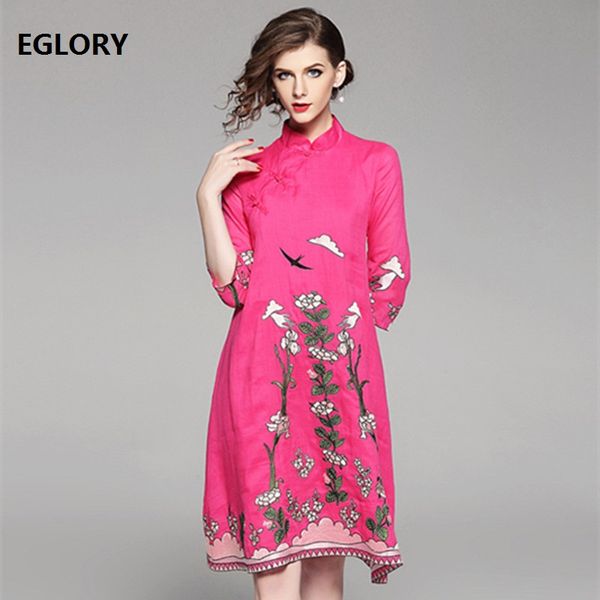 new plus size dress clothing vestidos women lurious embroidery vintage chinese style high waist loose a-line dress boutique, White;black
new plus size dress clothing vestidos women lurious embroidery vintage chinese style high waist loose a-line dress boutique, White;black