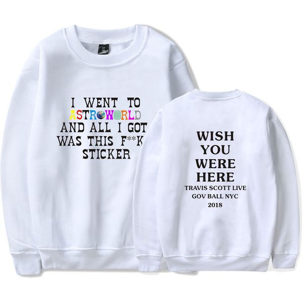 Travis Scotts ASTROWORLD Men Long Sleeve Hoodies Black White Gray Fashion Casual Hoodie Hip Hop Designer Sweatshirts
Travis Scotts ASTROWORLD Men Long Sleeve Hoodies Black White Gray Fashion Casual Hoodie Hip Hop Designer Sweatshirts