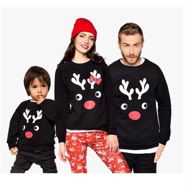 europe and america christmas family matching outfits long sleeve deer home wear mother daughter father son boys cute cartoon pullover, Blue
europe and america christmas family matching outfits long sleeve deer home wear mother daughter father son boys cute cartoon pullover, Blue