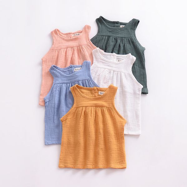 2018 INS Baby girl Tank Tops Cotton Linen European Kids clothes Hotsale Cheap Quality Wholesale 6M 9M 12M 2T 3T 4T
2018 INS Baby girl Tank Tops Cotton Linen European Kids clothes Hotsale Cheap Quality Wholesale 6M 9M 12M 2T 3T 4T