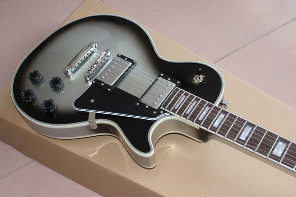 New arrive Custom Shop Silverburst Electric Guitar, High quality Silver Burst guitar, Real photo shows, All Color are Available2018
New arrive Custom Shop Silverburst Electric Guitar, High quality Silver Burst guitar, Real photo shows, All Color are Available2018