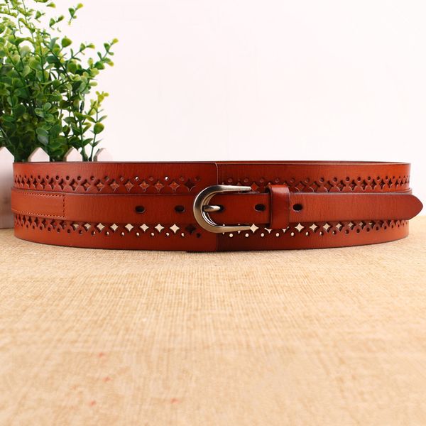 hollow out genuine leather wide belts commerbunds for women dresses vintage wide belts with pin buckle head layer cowhide, Black;brown
hollow out genuine leather wide belts commerbunds for women dresses vintage wide belts with pin buckle head layer cowhide, Black;brown