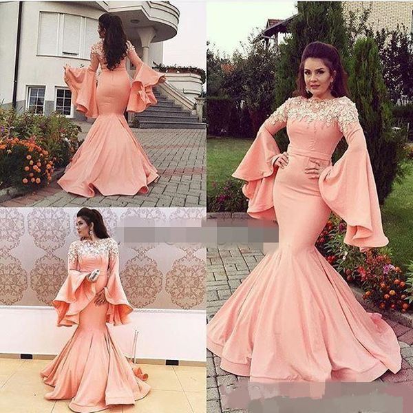 saudi arabia 2018 new blush jewel neck appliues mermaid prom dresses long sleeves flowers formal evening party gown dresses custom made, Black;red
saudi arabia 2018 new blush jewel neck appliues mermaid prom dresses long sleeves flowers formal evening party gown dresses custom made, Black;red