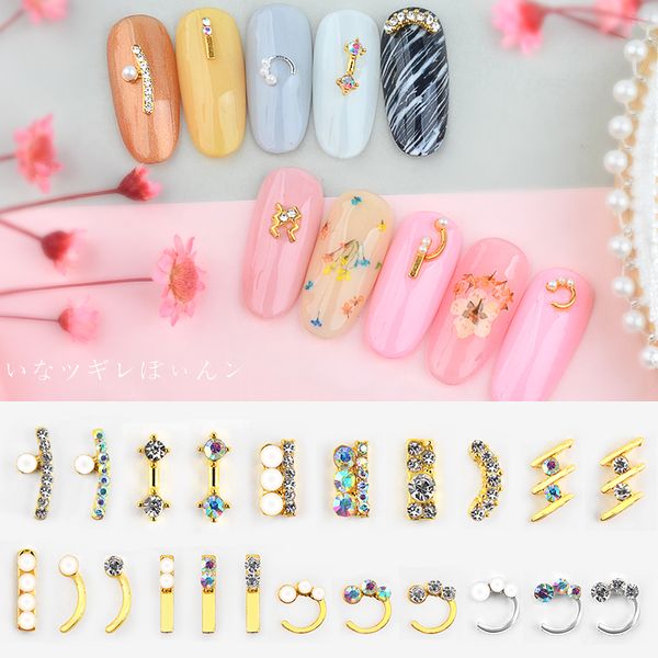 1pc pearl crystal diamond mounted golden silver studs irregular nail art decoration 3d manicure diy accessory new design jewelry, Silver;gold
1pc pearl crystal diamond mounted golden silver studs irregular nail art decoration 3d manicure diy accessory new design jewelry, Silver;gold