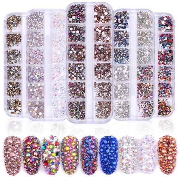 1 box mixed colors nail art rhinestones multi size flat-back ab crystal 3d charm gems diy manicure decorations #288330, Silver;gold
1 box mixed colors nail art rhinestones multi size flat-back ab crystal 3d charm gems diy manicure decorations #288330, Silver;gold