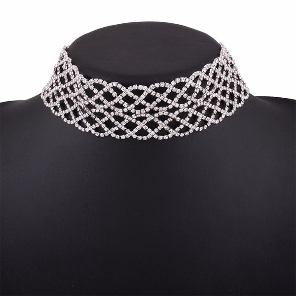 fashion rhinestone choker crystal statement necklace women chockers 2017 chunky necklace collier wedding jewellery, Golden;silver
fashion rhinestone choker crystal statement necklace women chockers 2017 chunky necklace collier wedding jewellery, Golden;silver