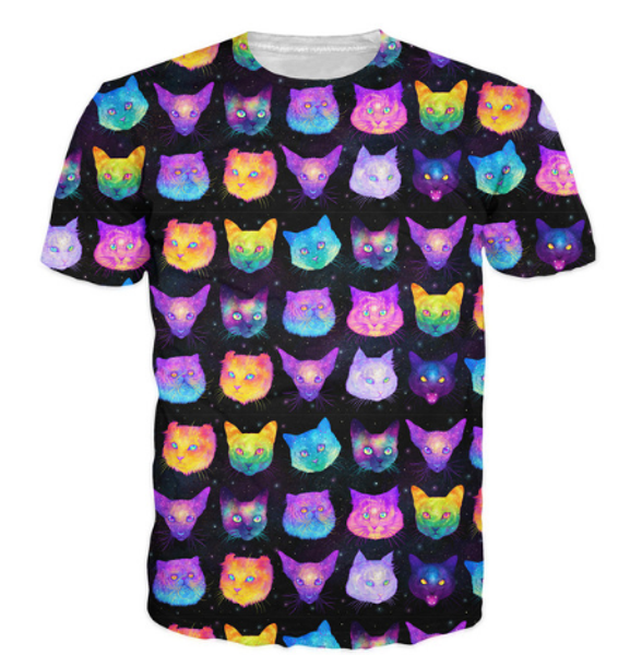 galactic cats t-shirt technicolor cats suspended in space galaxy kittens animal cute t shirt women men tees plus size u454, White;black
galactic cats t-shirt technicolor cats suspended in space galaxy kittens animal cute t shirt women men tees plus size u454, White;black