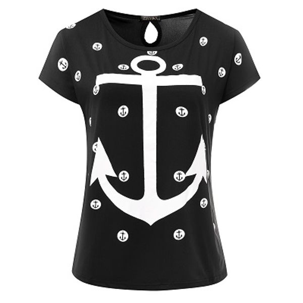 10 styles boat anchors printed women crew neck loose casual t shirt letter print short sleeve tees size s-2xl, White
10 styles boat anchors printed women crew neck loose casual t shirt letter print short sleeve tees size s-2xl, White