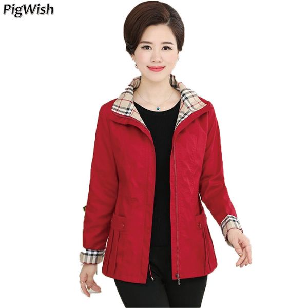 2018 autumn women's basic jacket fashion middle age women lapel long sleeve casual coat formal jackets outerwear plus size, Black;brown
2018 autumn women's basic jacket fashion middle age women lapel long sleeve casual coat formal jackets outerwear plus size, Black;brown