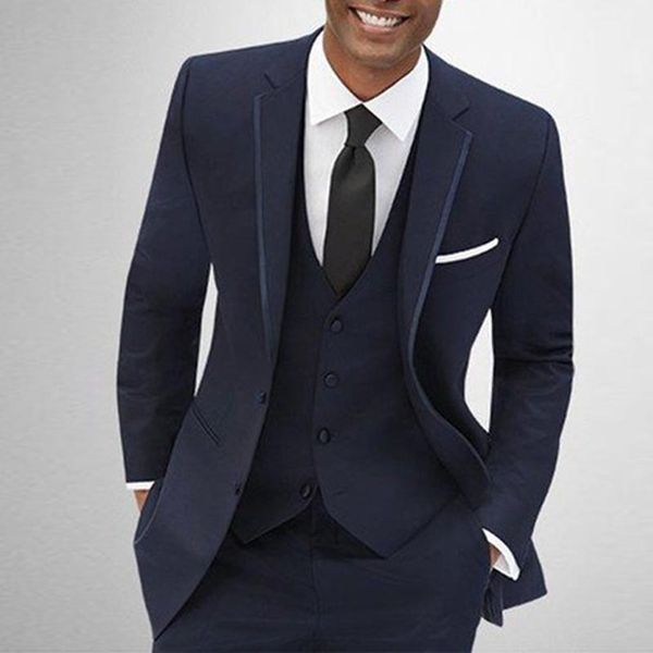 2018 tuxedos formal bridegroom navy blue business suit elegant men suits for wedding 3 pieces (jacket+pants+vest, White;black
2018 tuxedos formal bridegroom navy blue business suit elegant men suits for wedding 3 pieces (jacket+pants+vest, White;black