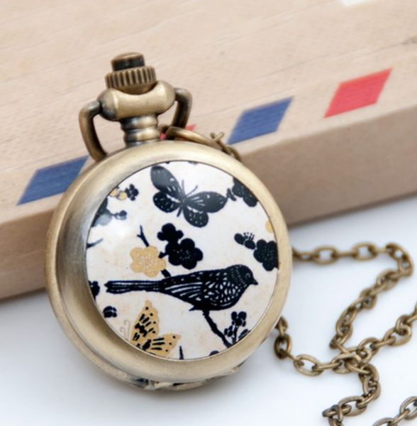 fashion vintage quartz pocket watch alloy bird flowers butterfly lady sweater chain necklace pendant clock women gifts watch, Slivery;golden
fashion vintage quartz pocket watch alloy bird flowers butterfly lady sweater chain necklace pendant clock women gifts watch, Slivery;golden