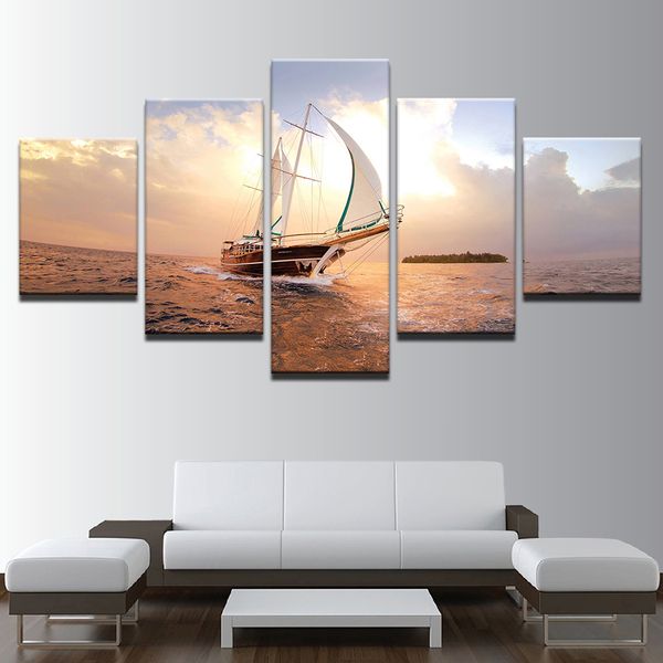 hd prints pictures modular canvas wall art frameless 5 pieces sunset sailboat seascape paintings home decor boat sailing posters
hd prints pictures modular canvas wall art frameless 5 pieces sunset sailboat seascape paintings home decor boat sailing posters