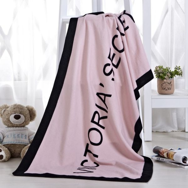 

2018 вязаный бренд полотенце из микрофибры женщин розовый пляжное полотенце сушки мочалкой бассейн душ размер 70 * 150 см