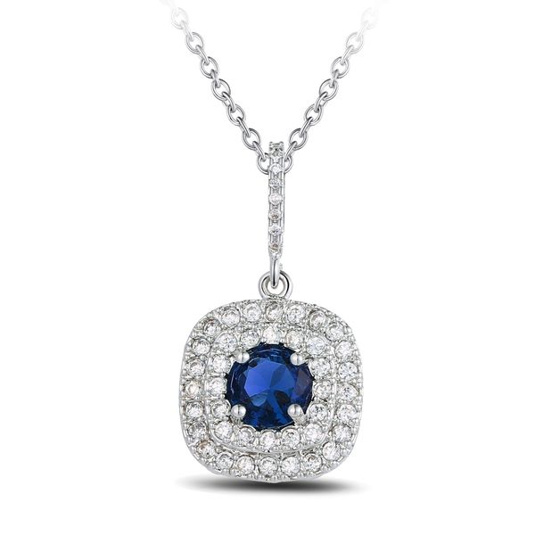 cushion cut stone with tiny cz crystal surround white gold women necklaces pendants 2 color choice n10001, Silver
cushion cut stone with tiny cz crystal surround white gold women necklaces pendants 2 color choice n10001, Silver