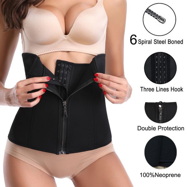 neoprene slimming body shaper waist trainer steel boned cincher shapewear modeling belt tummy control sheath reductive strip, Black;white
neoprene slimming body shaper waist trainer steel boned cincher shapewear modeling belt tummy control sheath reductive strip, Black;white
