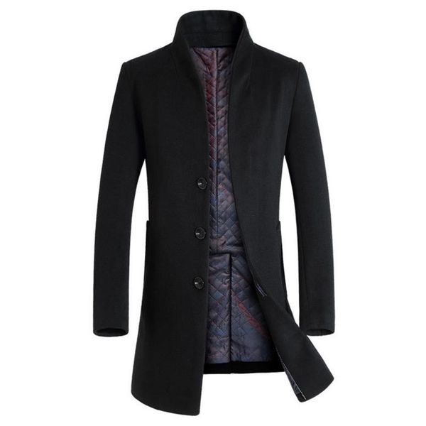 autumn and winter warm men jacket business brand jacket men coat slim long section overcoat fashion, Black
autumn and winter warm men jacket business brand jacket men coat slim long section overcoat fashion, Black