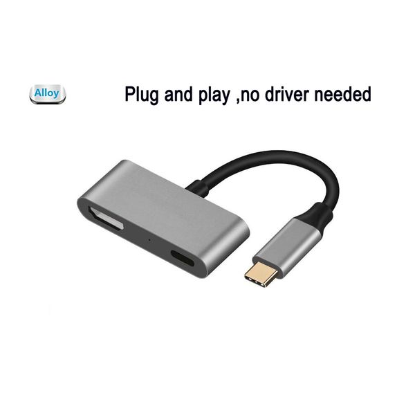 usb-c type-c to hdmi adapter converter digital av with pd charging port supports 4k@60hz for macbook pro 2017/2016 macbook 2016/2015
usb-c type-c to hdmi adapter converter digital av with pd charging port supports 4k@60hz for macbook pro 2017/2016 macbook 2016/2015