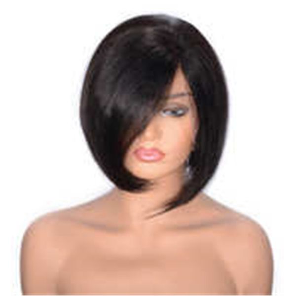 short human hair wigs natural color brazilian virgin hair straight lace front wig side part swiss lace wigs, Black;brown
short human hair wigs natural color brazilian virgin hair straight lace front wig side part swiss lace wigs, Black;brown