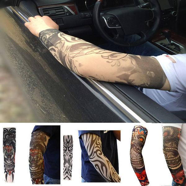 1pc new nylon elastic skull tattoo sleeve men women fake temporary designs body arm stockings tattoo for cool men arm sleeves, Blue;gray
1pc new nylon elastic skull tattoo sleeve men women fake temporary designs body arm stockings tattoo for cool men arm sleeves, Blue;gray