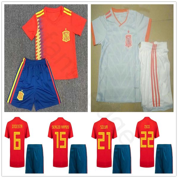 2018 Kids Spain Soccer Jerseys ASENSIO PIQUE MORATA INIESTA SILVA CALLEJON SERGIO RAMOS ISCO Custom Men Youth Boys Football Shirts Kits
2018 Kids Spain Soccer Jerseys ASENSIO PIQUE MORATA INIESTA SILVA CALLEJON SERGIO RAMOS ISCO Custom Men Youth Boys Football Shirts Kits