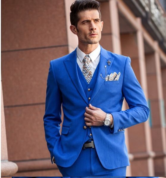 excellent royal blue groom tuxedos handsome groomsman men formal business suits men prom dinner suit customize(jacket+pants+tie+vest) no:848, Black;gray
excellent royal blue groom tuxedos handsome groomsman men formal business suits men prom dinner suit customize(jacket+pants+tie+vest) no:848, Black;gray