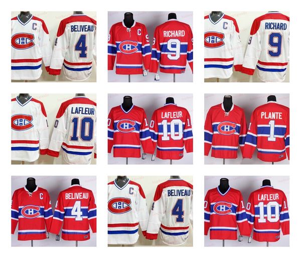 ccm montreal canadiens hockey 4 jean beliveau 9 maurice richard 10 guy lafleur jerseys stitched, Black;red
ccm montreal canadiens hockey 4 jean beliveau 9 maurice richard 10 guy lafleur jerseys stitched, Black;red