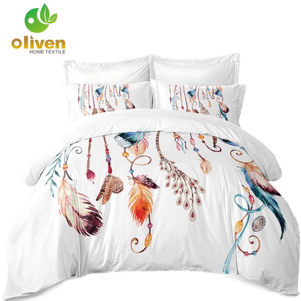100% polyester bedding set colorful dreamcatcher duvet cover feather print twin full king bed cover pillowcase 3pcs d35
100% polyester bedding set colorful dreamcatcher duvet cover feather print twin full king bed cover pillowcase 3pcs d35