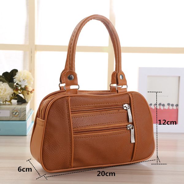 small bags tote women womens bag handbag pu handbags double zipper bag for middle - aged for mother new purses stylish and 2017 krgbc, Red;black
small bags tote women womens bag handbag pu handbags double zipper bag for middle - aged for mother new purses stylish and 2017 krgbc, Red;black
