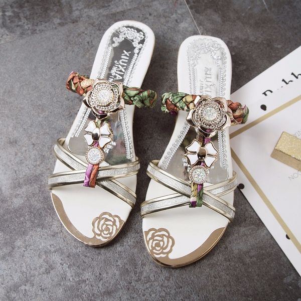 sandals and slippers women's summer slope with wear flat wild leisure word diamond sandals, Black
sandals and slippers women's summer slope with wear flat wild leisure word diamond sandals, Black