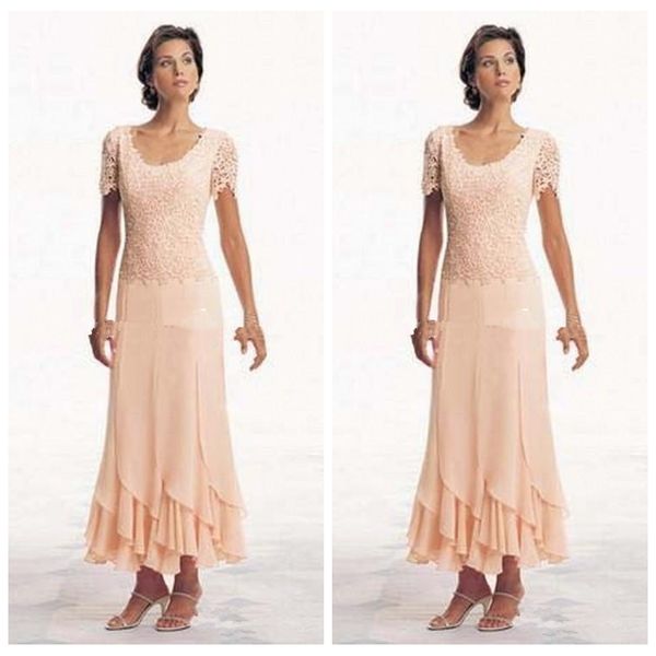 Короткие Кружевные Топы Вечерние Платья Матери 2019 Шифон Чай Длина Весенней Невес 
Короткие Кружевные Топы Вечерние Платья Матери 2019 Шифон Чай Длина Весенней Невес